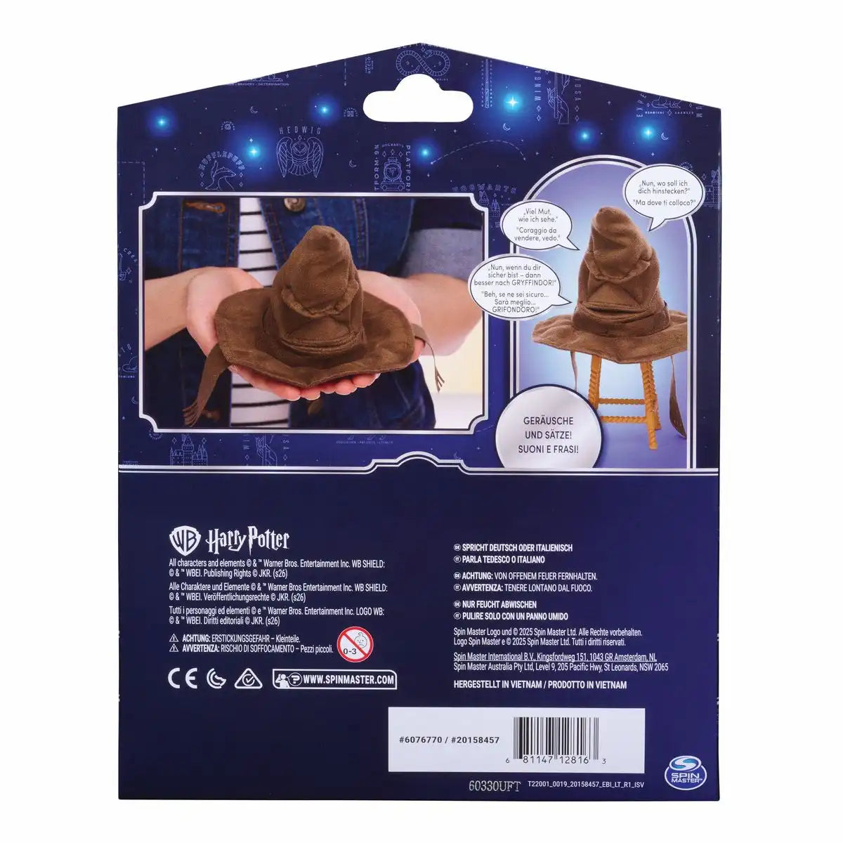 Harry Potter - Interaktiver Mini Sprechender Hut