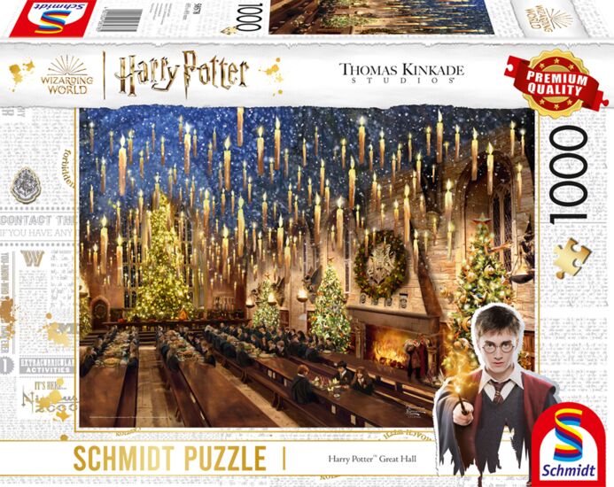 Harry Potter - Puzzle - Thomas Kinkade Collection - Große Halle (1000 Teile)