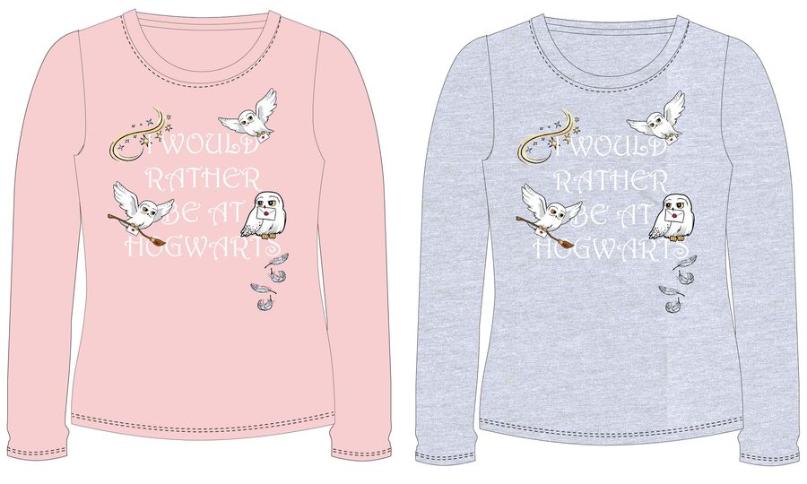 Harry Potter - Kinder Langarm T-Shirt - Hedwig