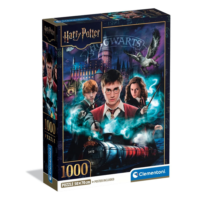 Harry Potter - Puzzle inkl. Poster (1000 Teile) - Harry, Hermine & Ron