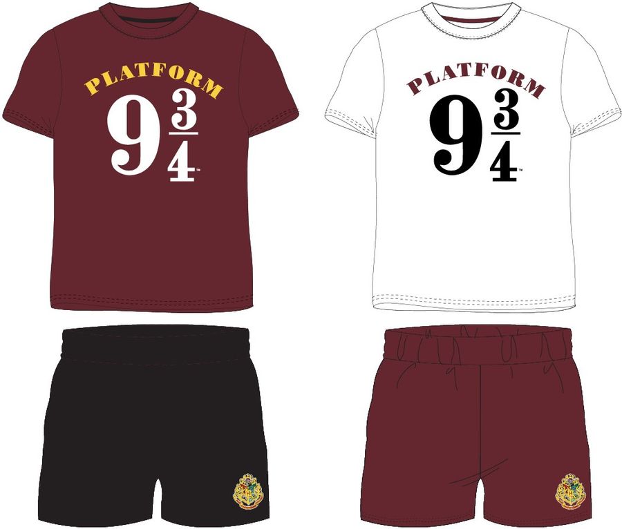 Harry Potter - Kinder-Pyjama kurz - Platform 9 3/4