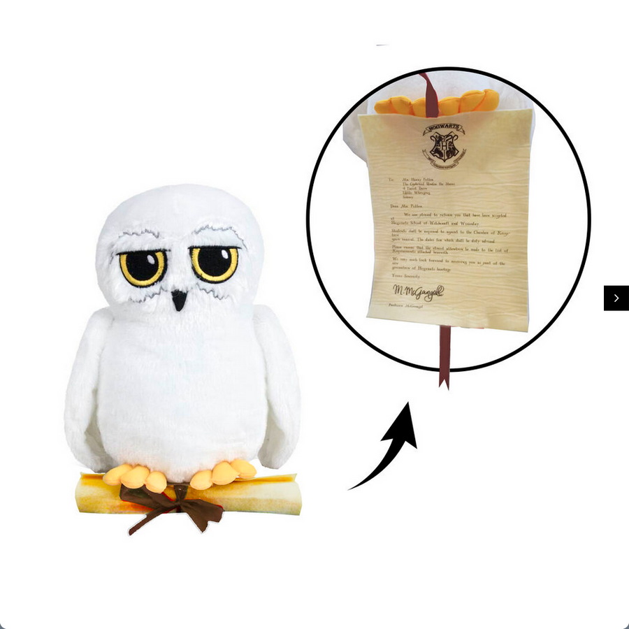 Harry Potter - Plüschfigur - Hedwig mit Brief (25cm)