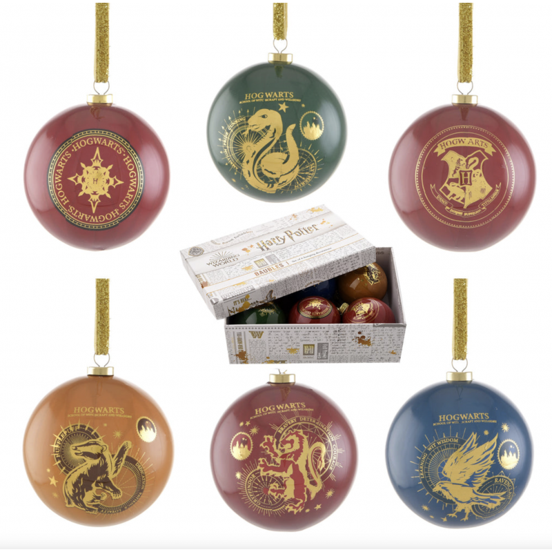 Harry Potter - Weihnachtsbaumkugeln 6er Set - Weihnachtsball