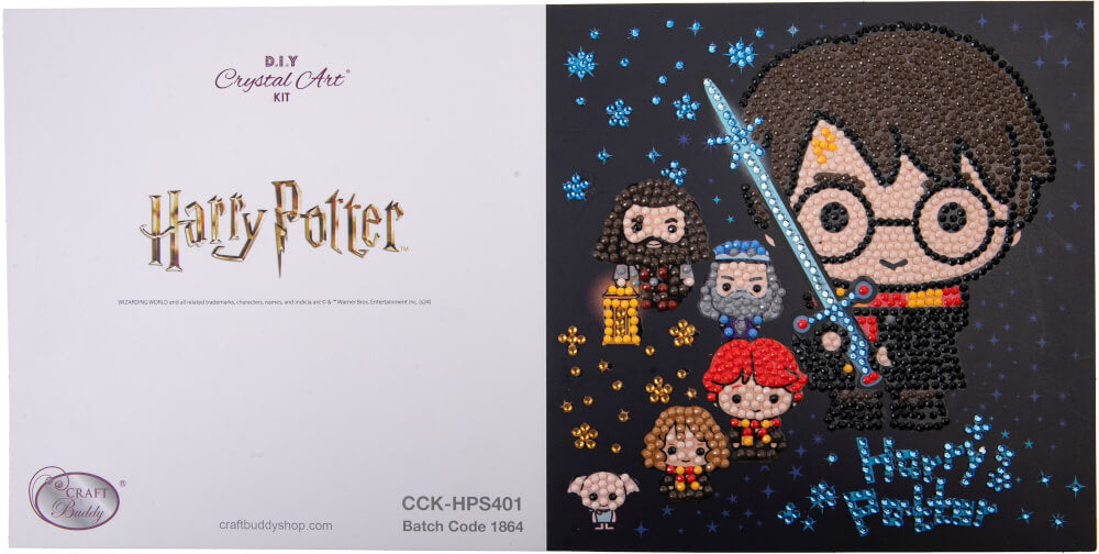 Harry Potter - Crystal Art Grußkarte - Harry Potter Family