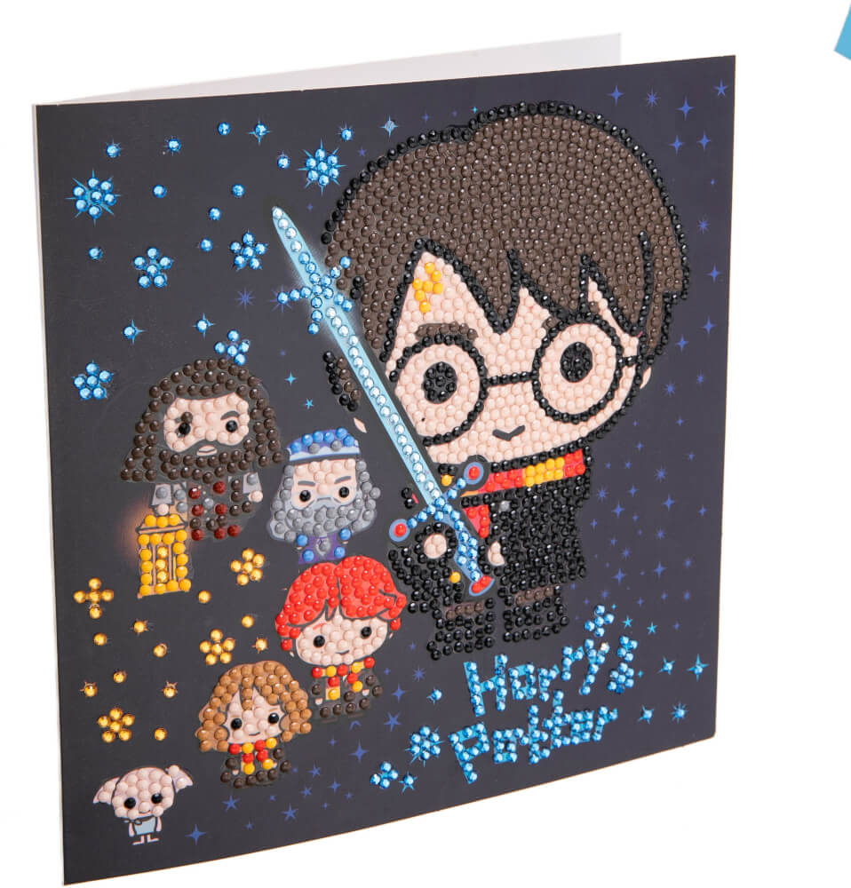 Harry Potter - Crystal Art Grußkarte - Harry Potter Family