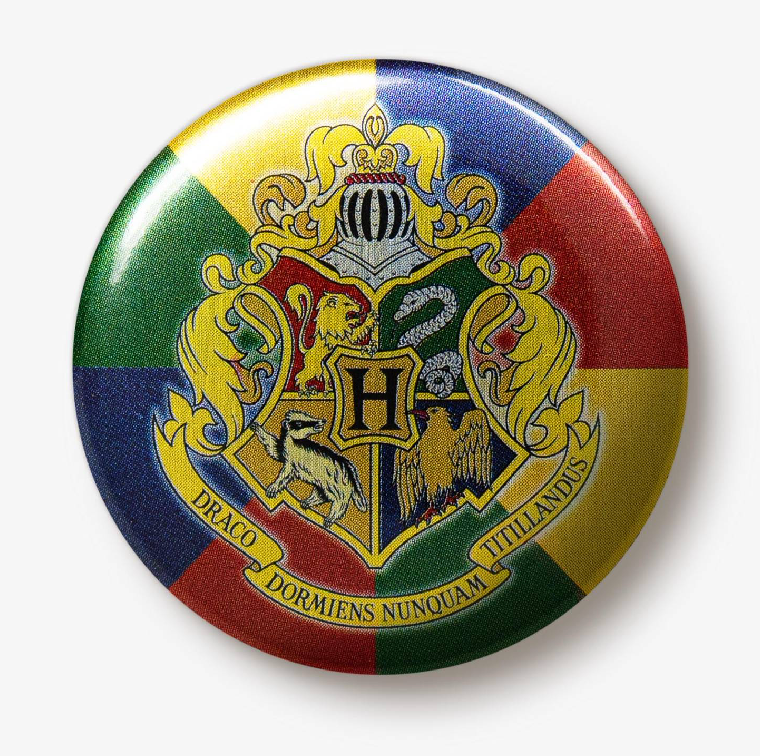 Harry Potter - Button - Hogwarts Wappen