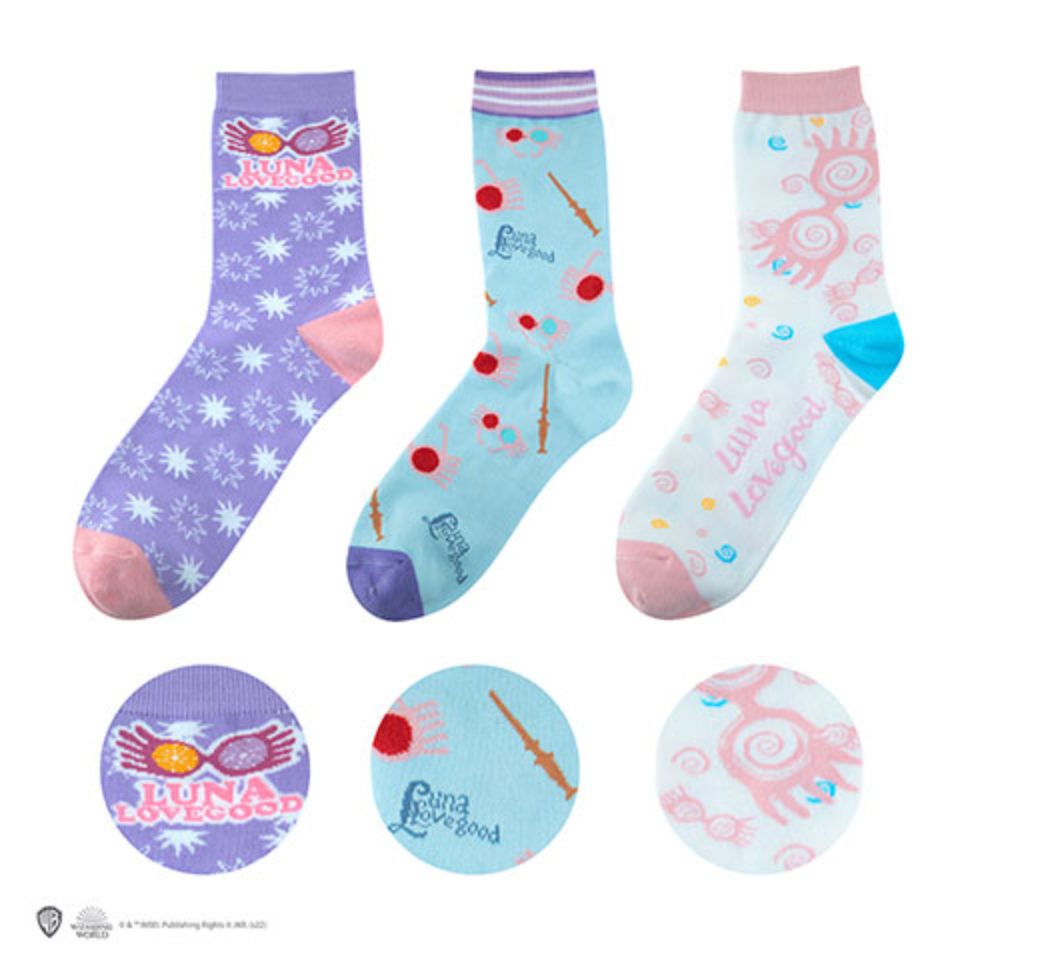 Harry Potter - Socken 3er-Pack - Luna Lovegood