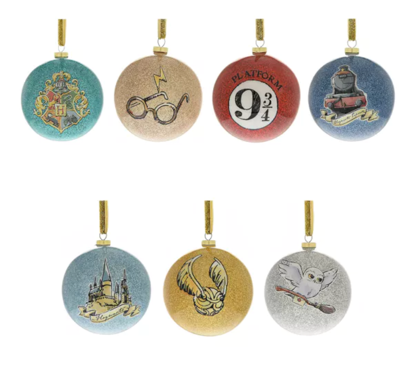 Harry Potter - Weihnachtsbaumkugeln 7er Set - Hogwarts