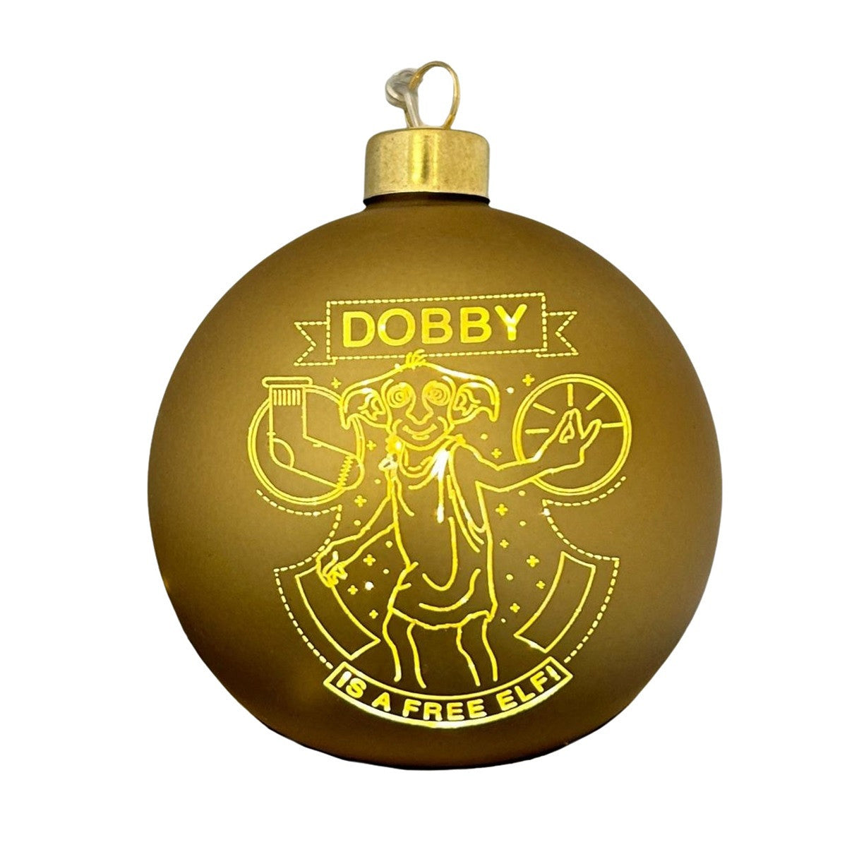 Harry Potter - beleuchtete Weihnachtskugel (10cm) - Dobby