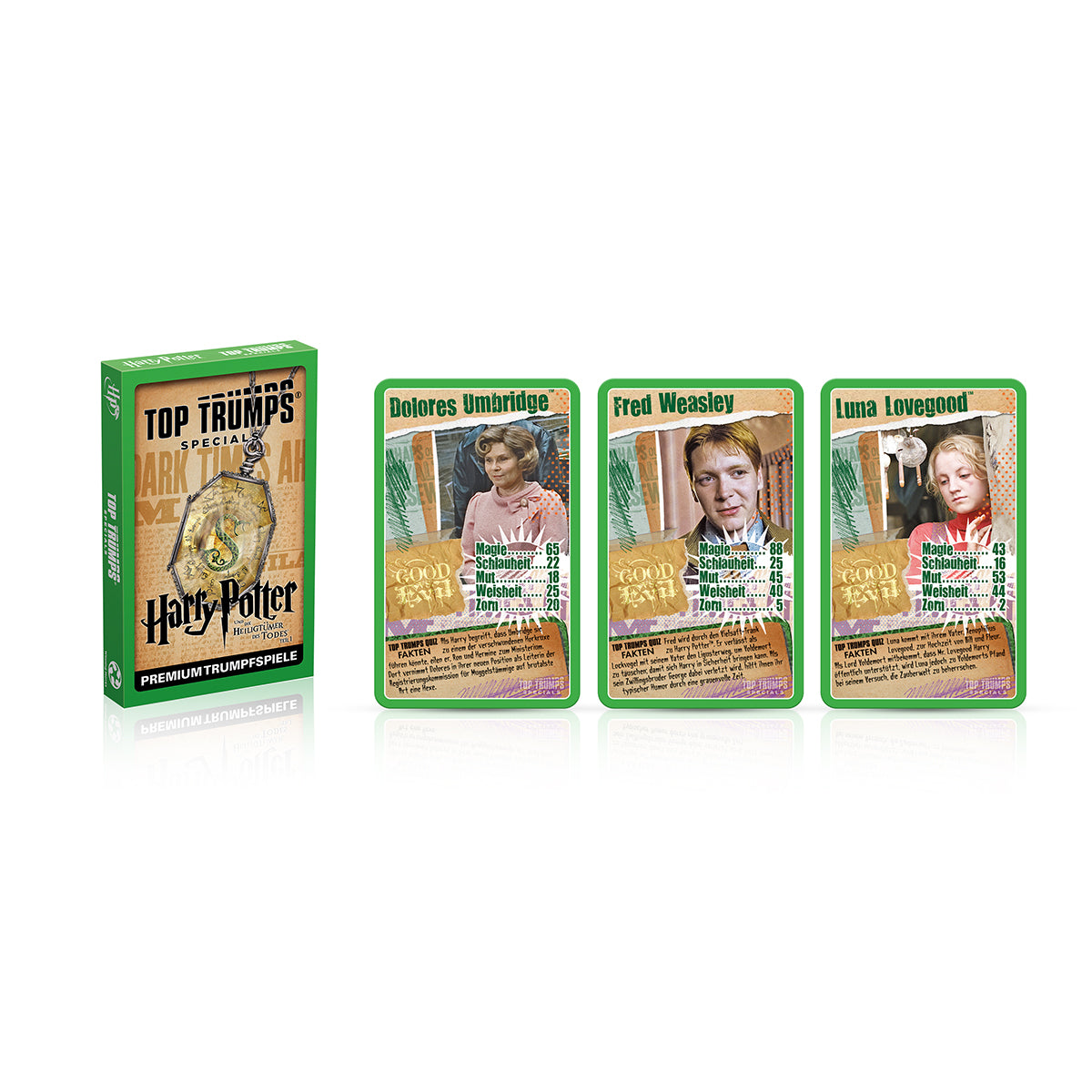 Harry Potter - Battle Mat inkl. drei Top Trumps