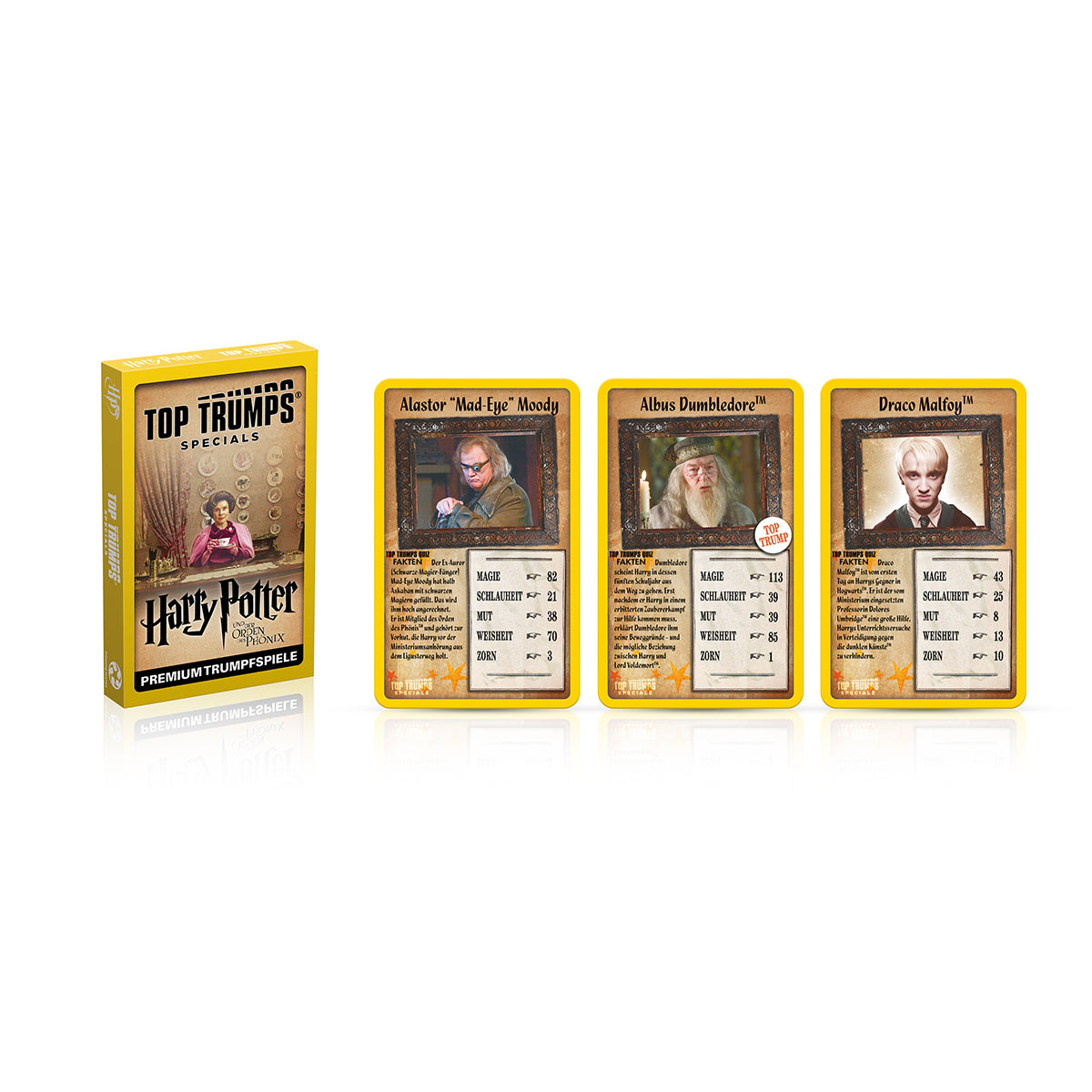 Harry Potter - Battle Mat inkl. drei Top Trumps