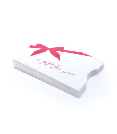 Geschenkgutschein als Karte inkl. Geschenkverpackung