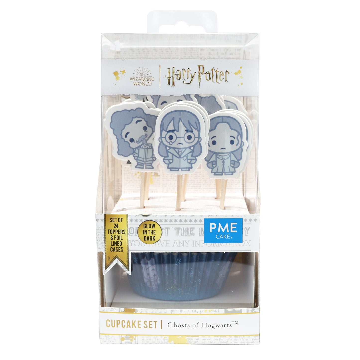 Harry Potter - Backförmchen & Tortenaufsatz Set - Geister von Hogwarts