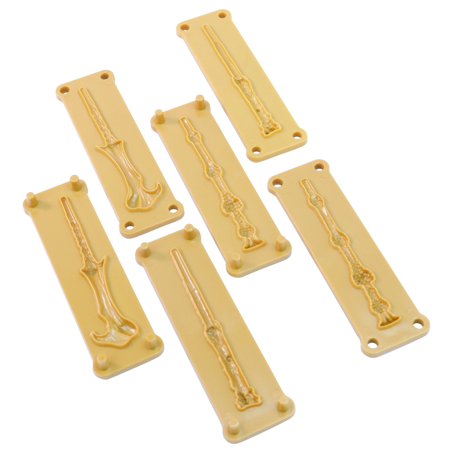 Harry Potter - Fondant-Form - Zauberstäbe 3er-Set