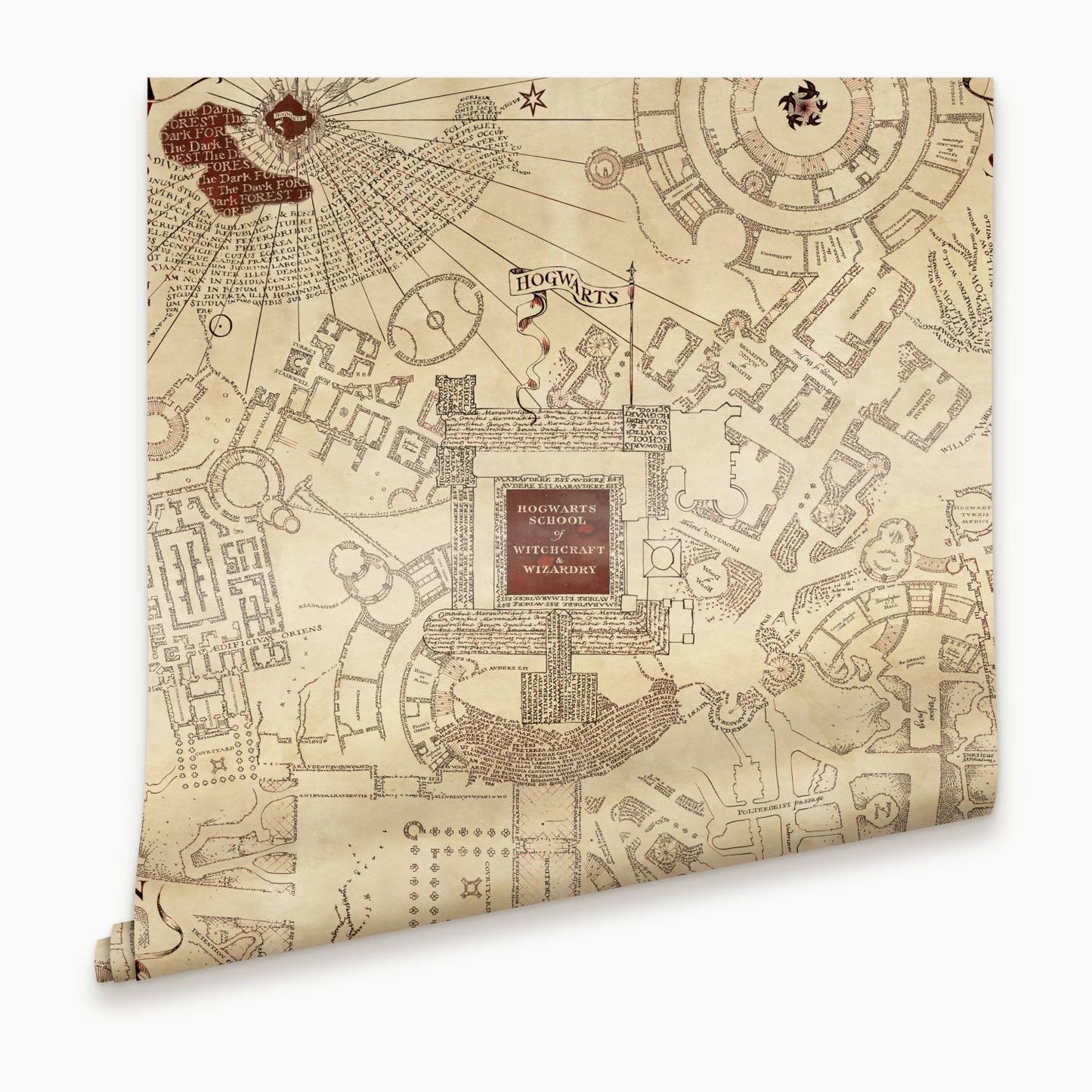 Harry Potter - Tapete - Karte des Rumtreibers