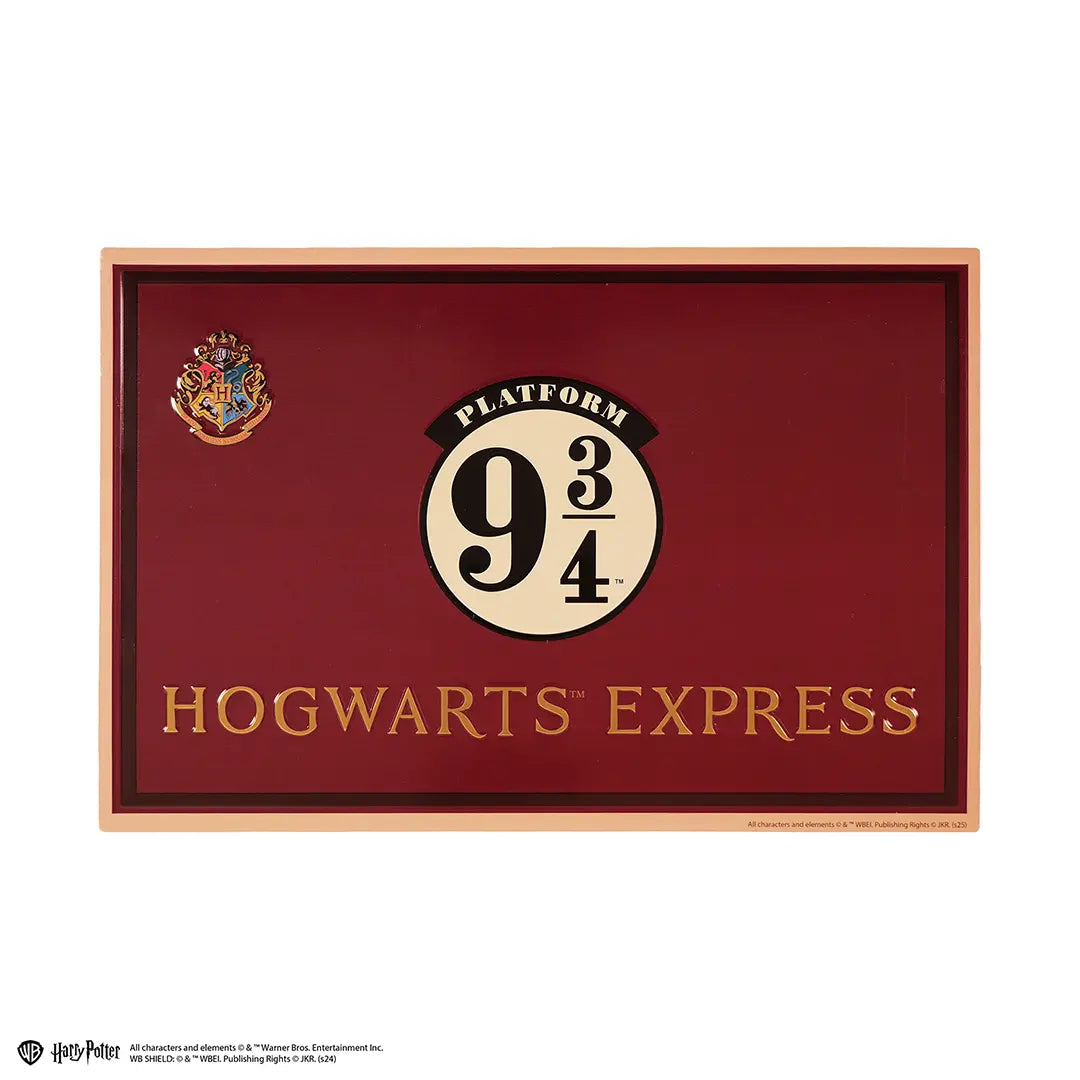 Harry Potter - Blechschild - Platform 9 ¾