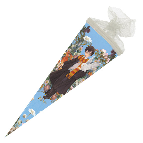 Harry Potter - Schultüte - Fantasie rund mit Tüllverschluss 35cm