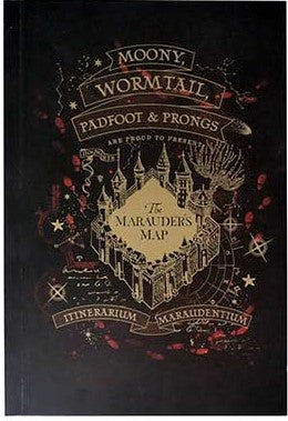 Harry Potter - Notizbuch - Karte des Rumtreibers Gold