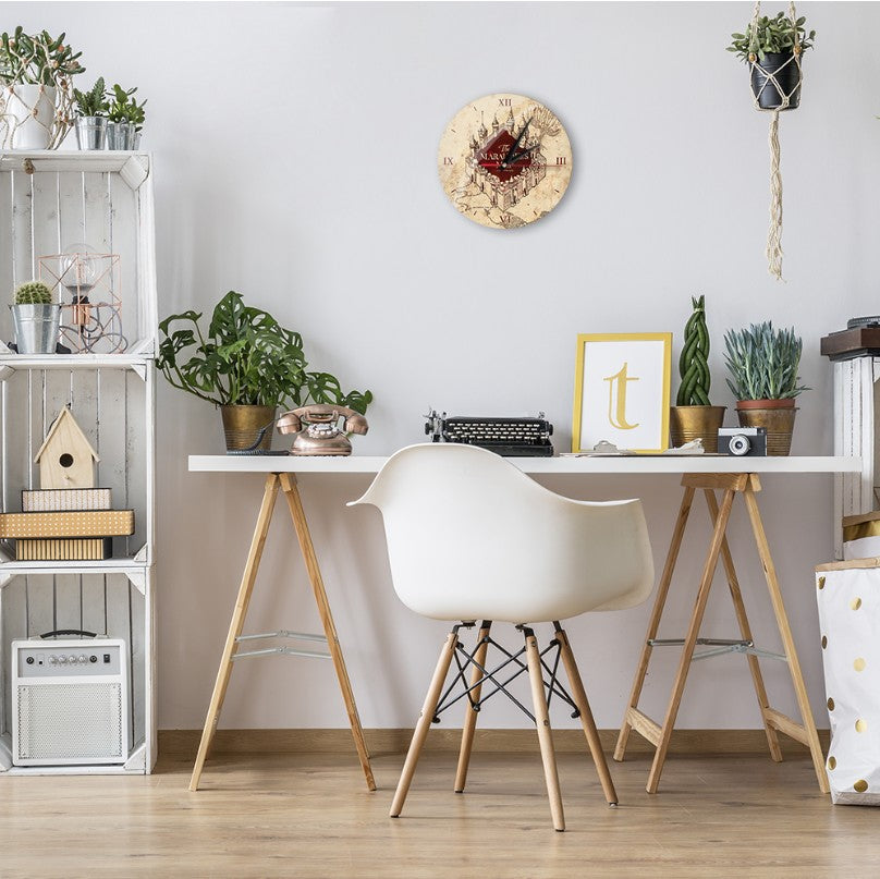 Harry Potter - Wanduhr - Karte des Rumtreibers