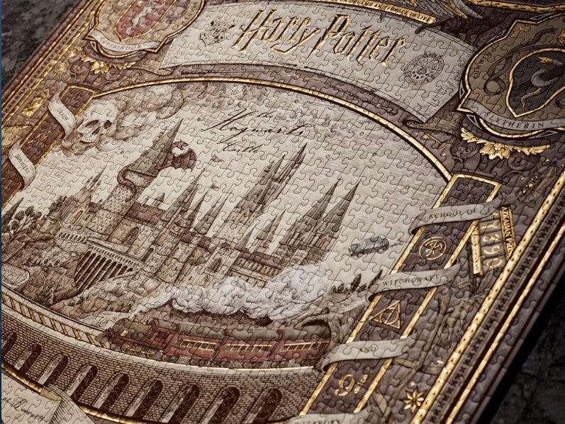 Harry Potter - Puzzle - Hogwarts - Multi-Dimensionales Puzzle (1000 Teile)