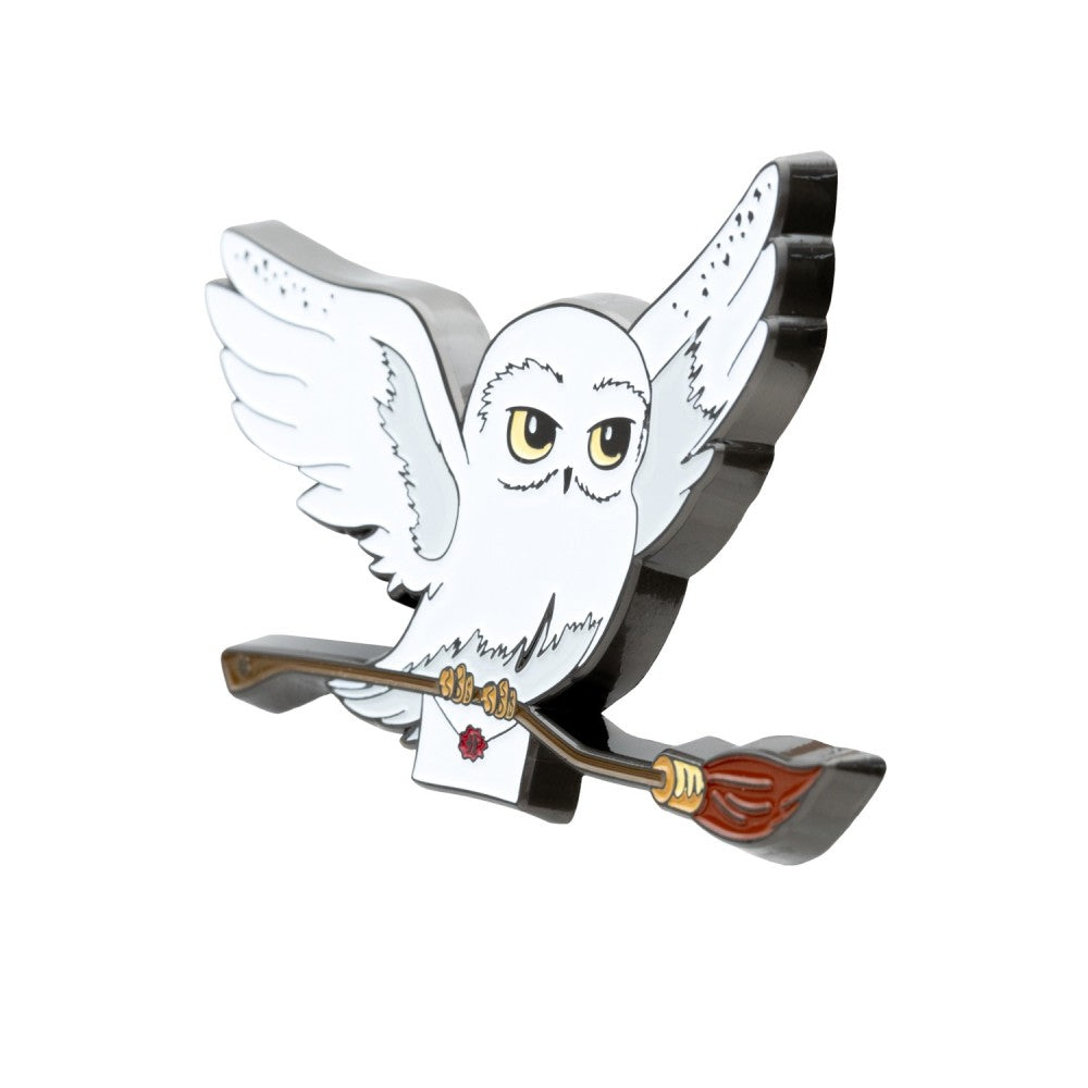 Harry Potter - Magnet - Hedwig mit Besen und Brief