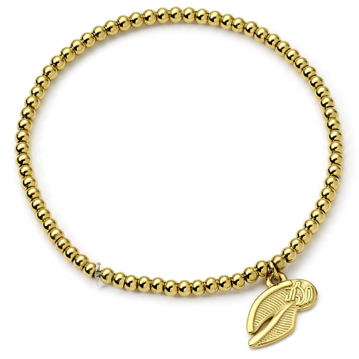Harry Potter - Kugelperlenarmband - goldener Schnatz - vergoldet