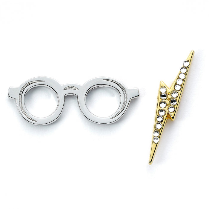 Harry Potter - Ansteck-Pin - Brille & Blitz