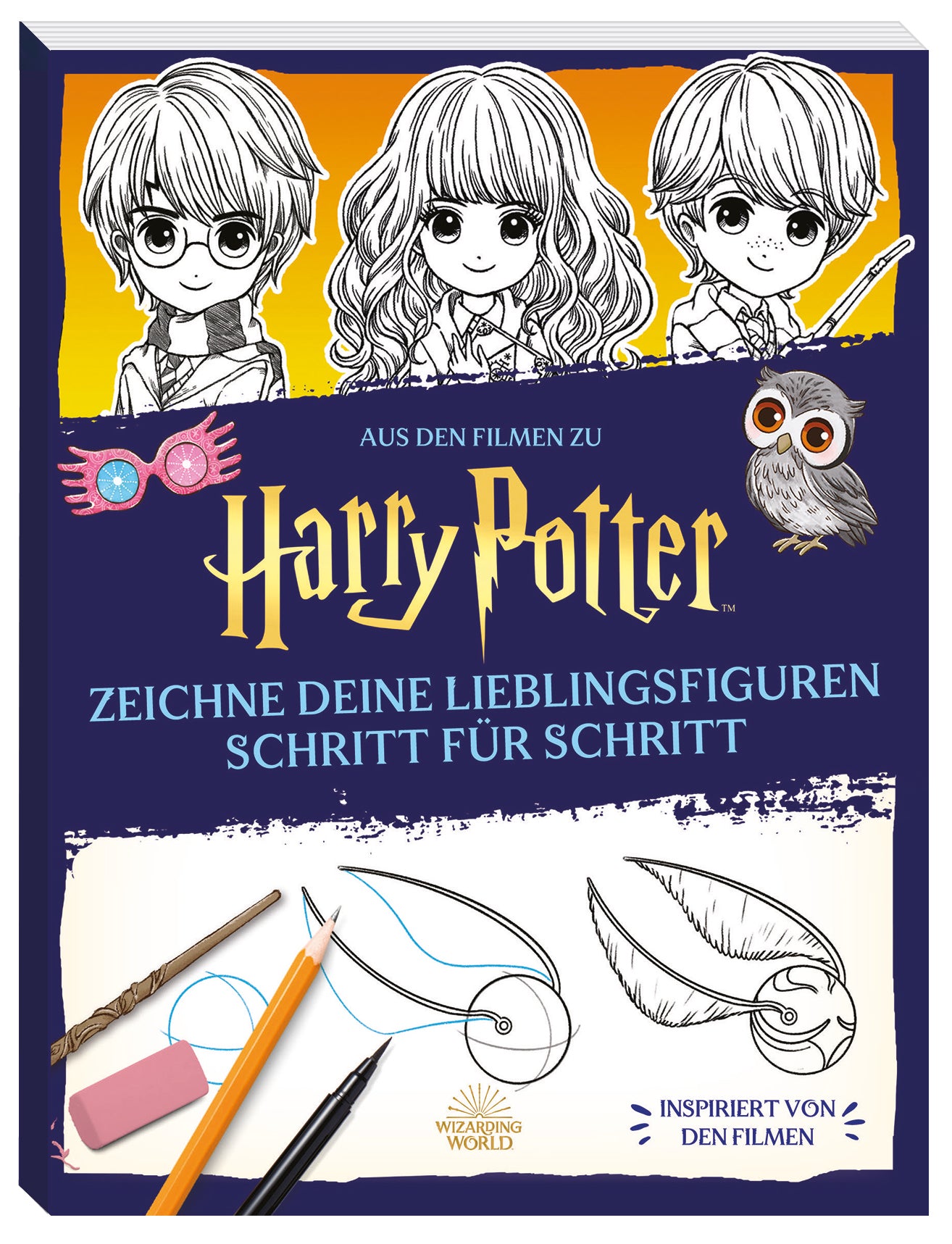 Harry Potter - Aus den Filmen zu Harry Potter - Zeichne deine Lieblingsfiguren Schritt für Schritt