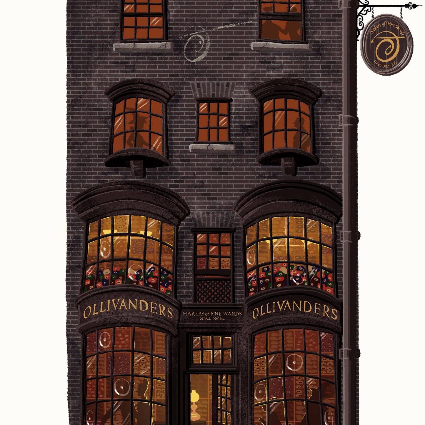 Harry Potter - Kunstdruck - Spellbinding Shops: Ollivanders