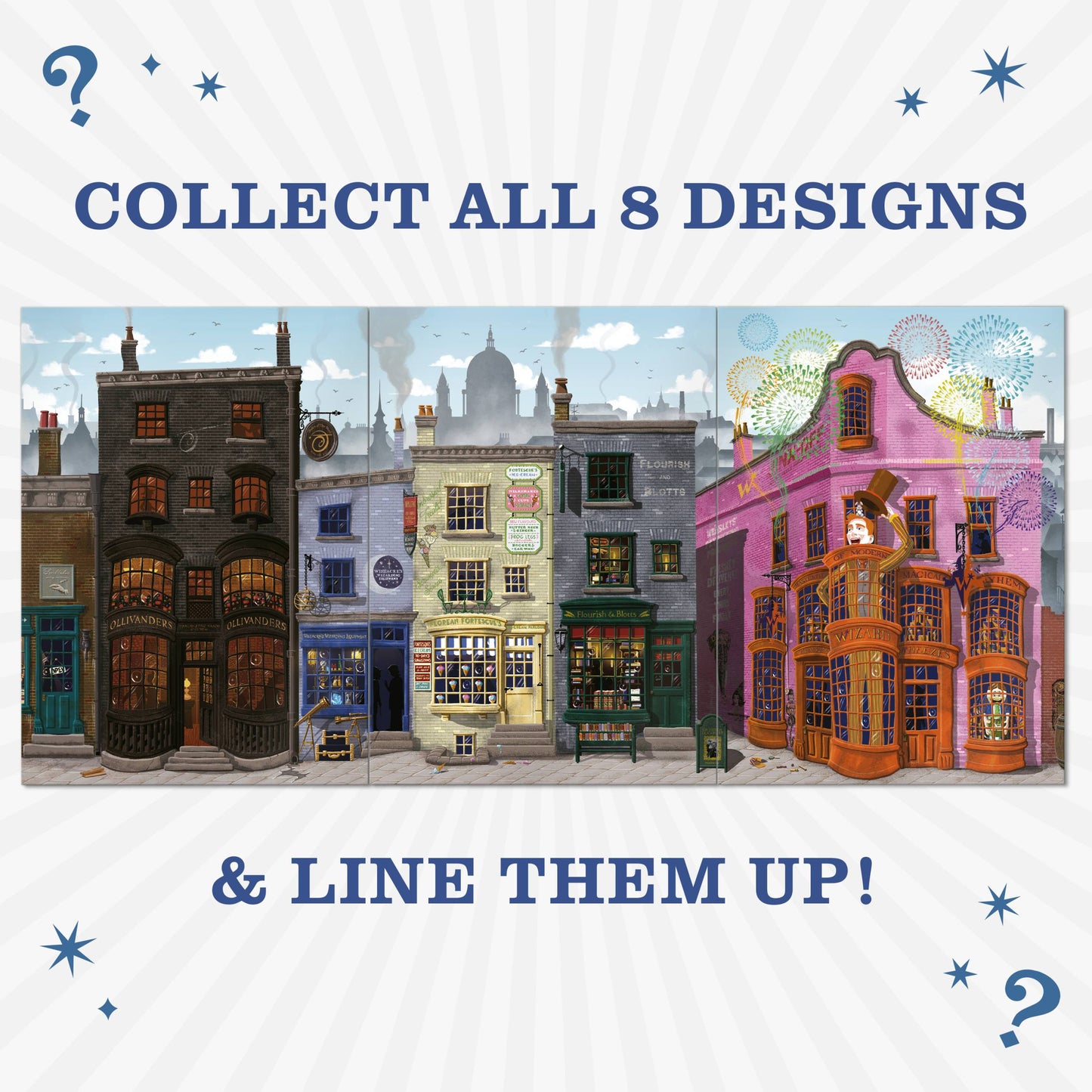 Harry Potter - Mystery Postkarte - Spellbinding Shops: Winkelgasse (Series 02)