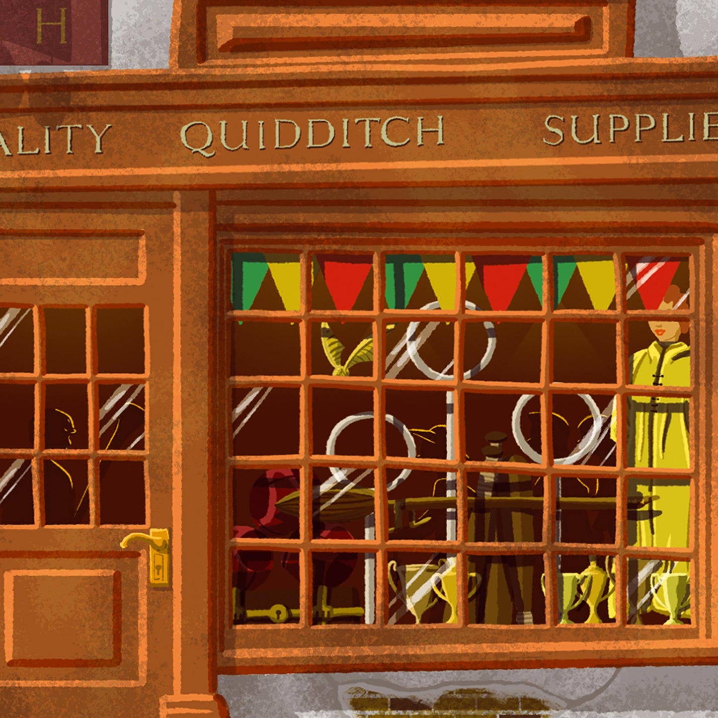 Harry Potter - Kunstdruck - Spellbinding Shops: Quality Quidditch Supplies