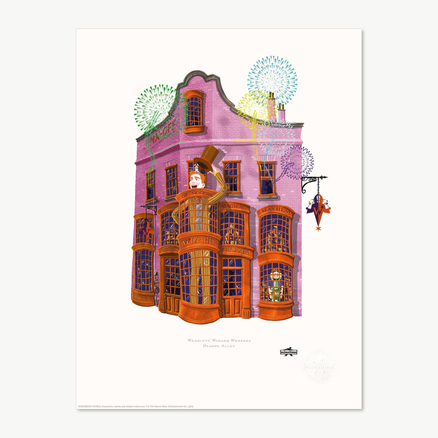 Harry Potter - Kunstdruck - Spellbinding Shops: Weasleys´ Wizard Wheezes
