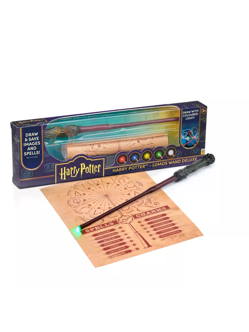 Harry Potter - Deluxe Lumos Leuchtzauberstab (5 farbig)