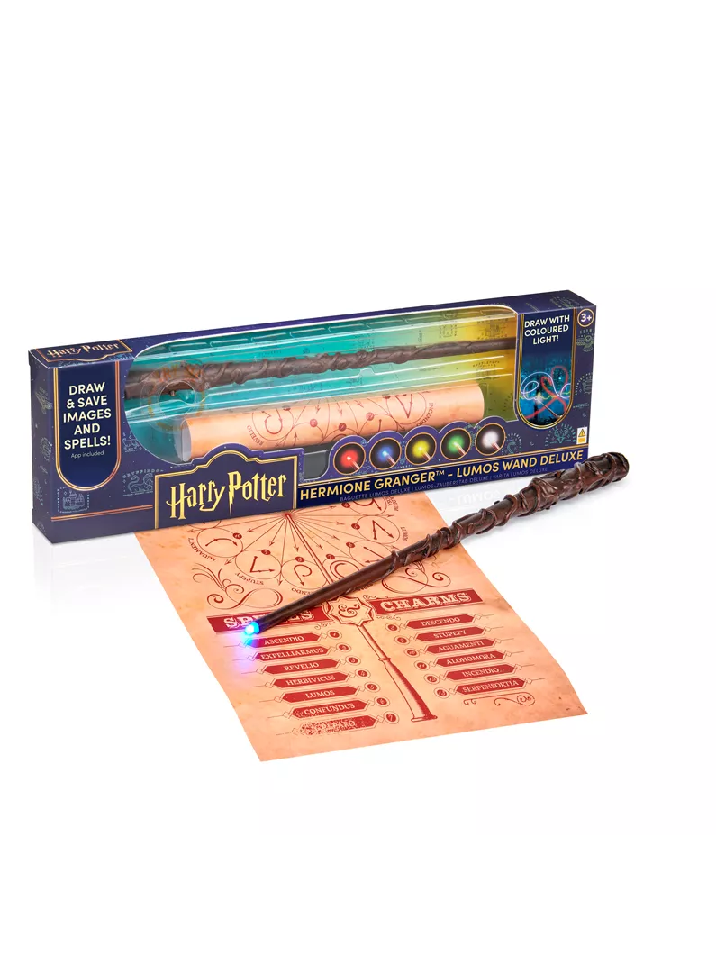 Harry Potter - Hermine Granger - Deluxe Lumos Leuchtzauberstab (5 farbig)