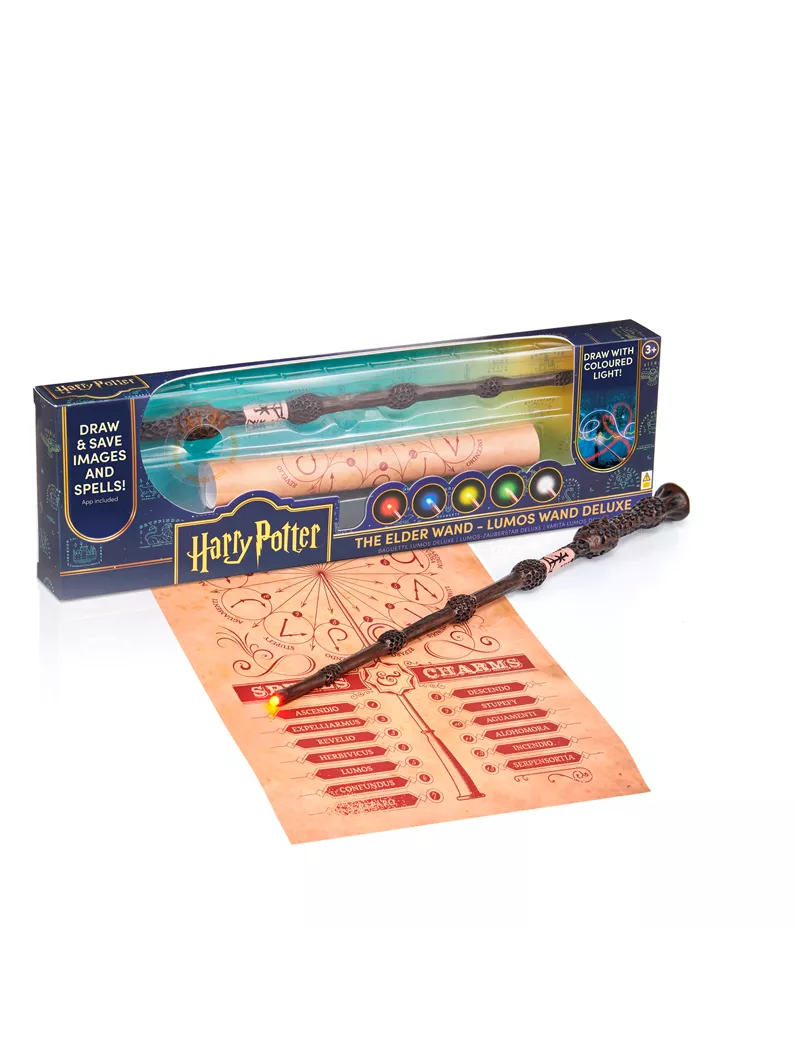 Harry Potter - Elderstab - Deluxe Lumos Leuchtzauberstab (5 farbig)