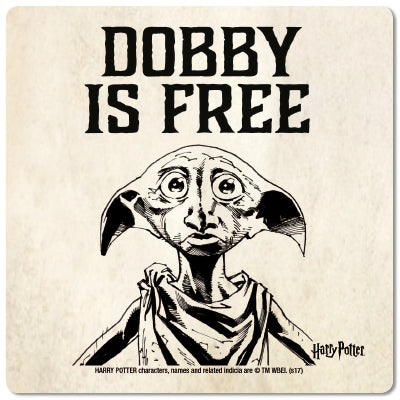 Harry Potter - Untersetzer - Dobby Is Free
