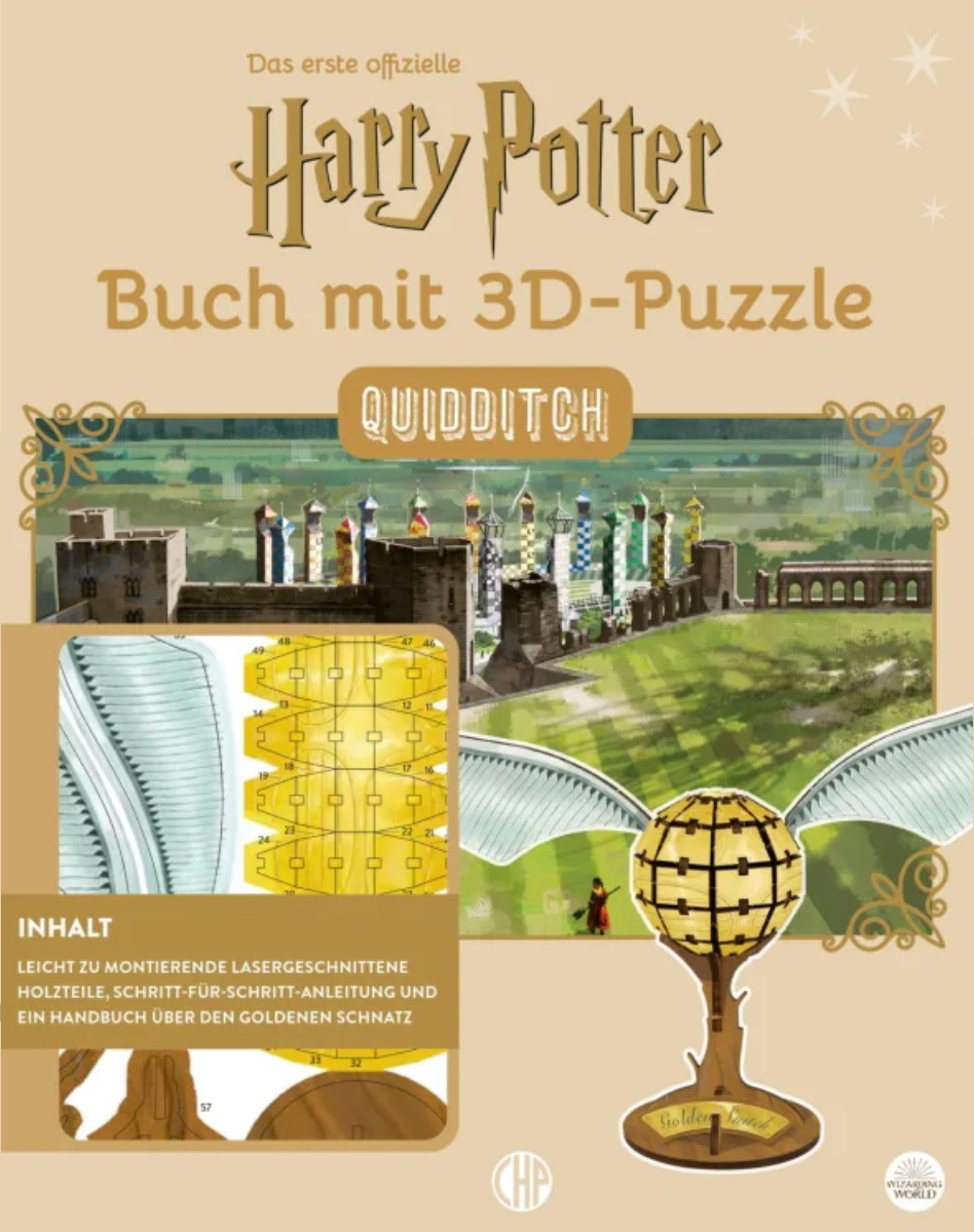 Harry Potter - Buch mit 3D Puzzle - Quidditch