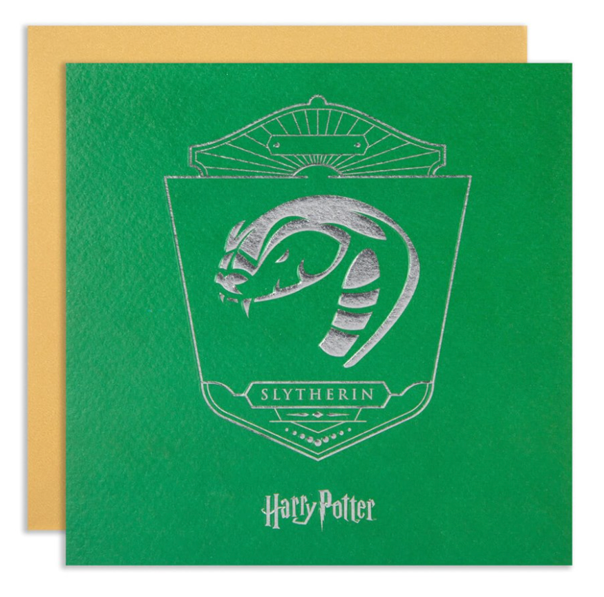 Harry Potter - Grußkarte - Slytherin