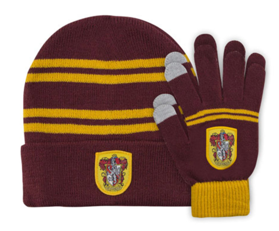 Harry Potter - Gryffindor - Mütze und Handschuhe Set