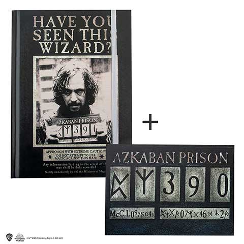 Harry Potter - Notizbuch - Sirius Black inkl. Lesezeichen