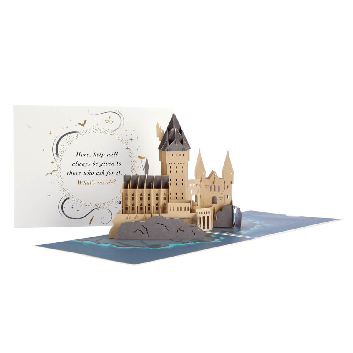 Harry Potter - 3D Pop-Up Karte - Hogwarts