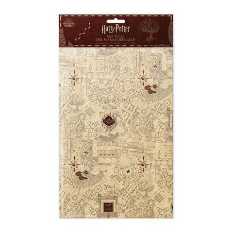 Harry Potter - Geschenkpapier - Karte des Rumtreibers