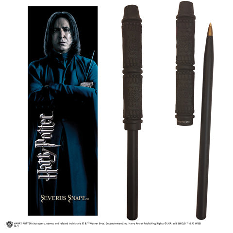 Harry Potter - Severus Snape Zauberstabstift und Lesezeichen