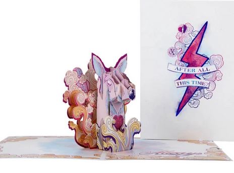 Harry Potter - 3D Pop-Up Karte - Patronus