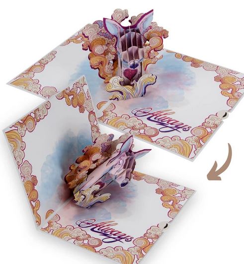 Harry Potter - 3D Pop-Up Karte - Patronus