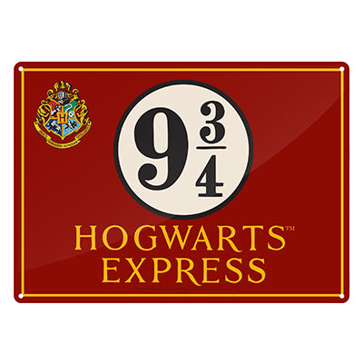 Harry Potter - Blechschild - Platform 9 3/4 Hogwarts Express (21 x 15 cm)