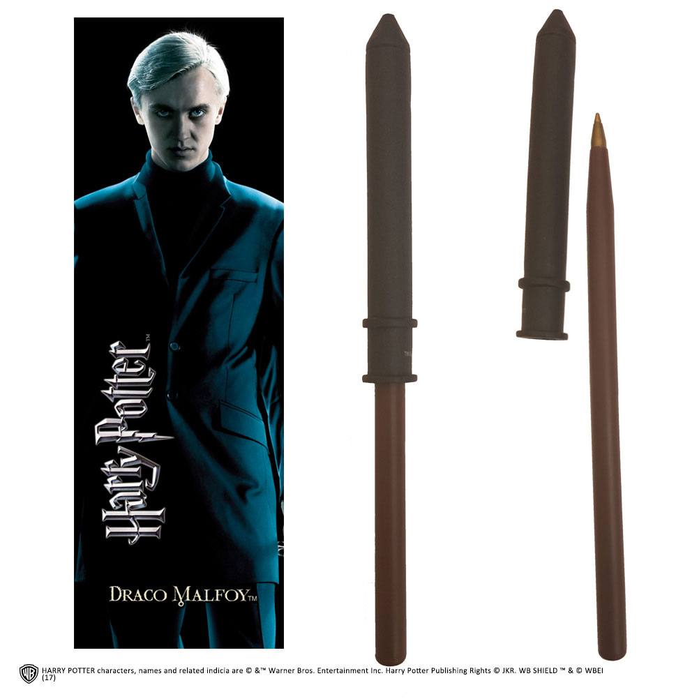 Harry Potter - Draco Malfoy Zauberstabstift und Lesezeichen