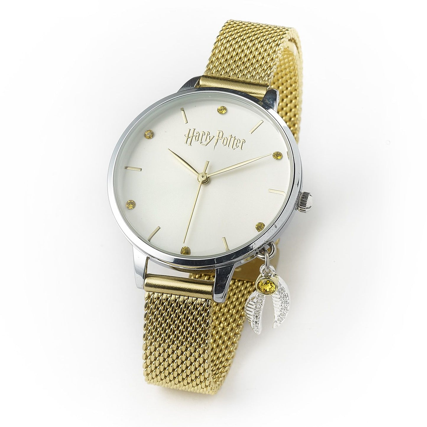 Harry Potter - Kristall-Kollektion - Uhr mit Goldenem Schnatz