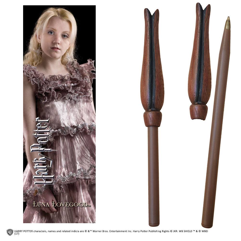 Harry Potter - Luna Lovegood Zauberstabstift und Lesezeichen