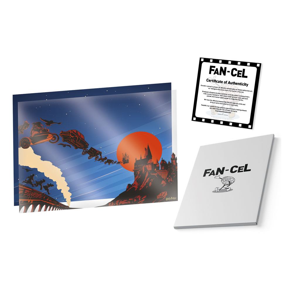 Harry Potter FanCel Kunstdruck Transport to Hogwarts Limited Ed